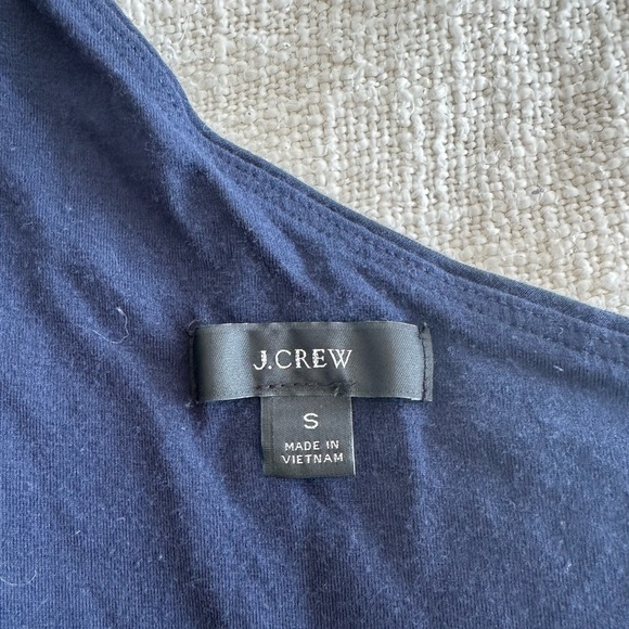 J. Crew one shoulder navy top - Picture 3 of 3